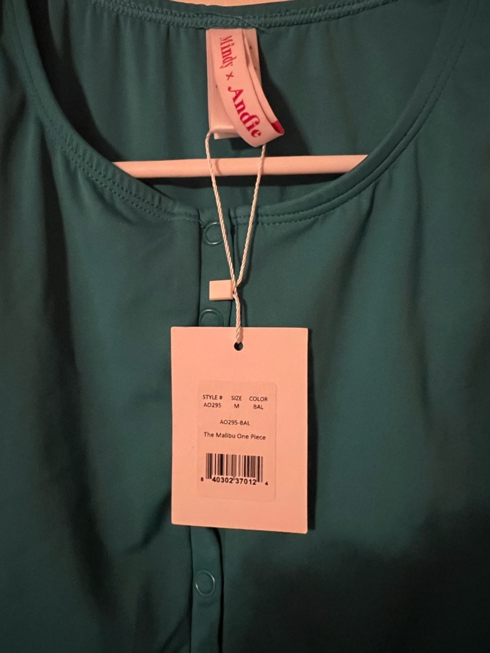 NWT MindyxAndie:Summer Camp Collection-The Malibu One Piece Swimsuit-Baltic Blue - Picture 5 of 6